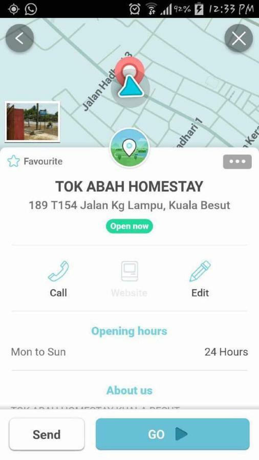 Homestay Tok Abah Kuala Besut Kültér fotó